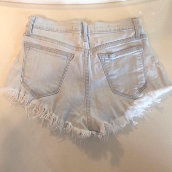 Light Wash High Rise Denim Shorts SIZE 5 - Picture 2 of 2